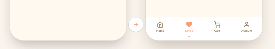 Persistent navigation footer